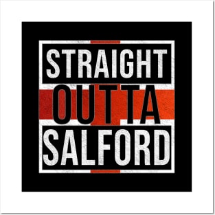 Straight Outta Salford - Gift for England From Salford Posters and Art